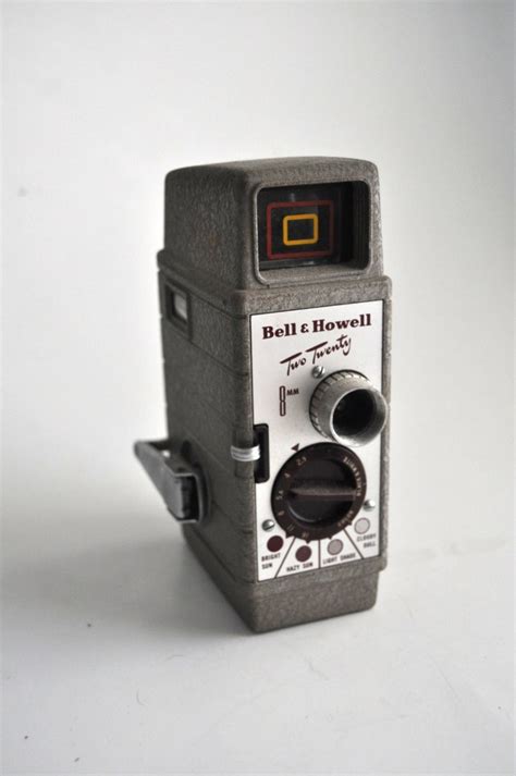 Bell And Howell Two Twenty 8mm Video Camera Film 1950s 50s Etsy