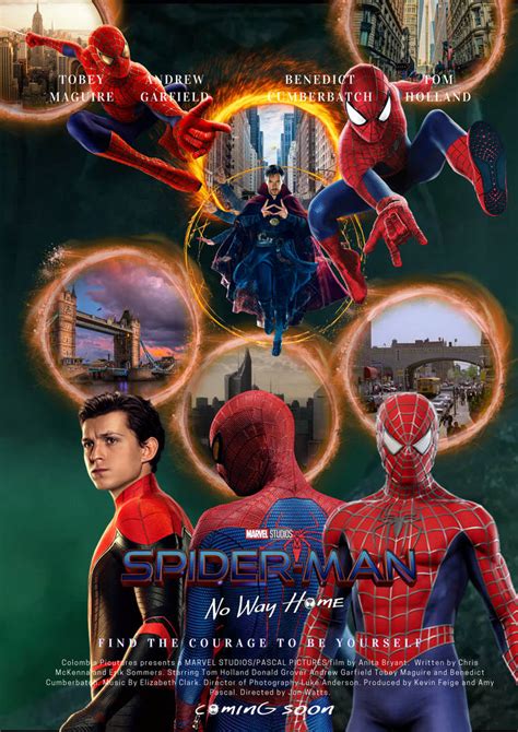 Spider Man No Way Home Movie Poster By Ofamazingspidey On Deviantart