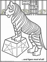 Circus Coloring Pages Printable Kids Popular Template Coloringhome sketch template