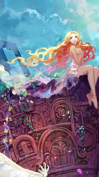 fantasy blonde girl anime 4k 3840x2160 wallpaper anime anime