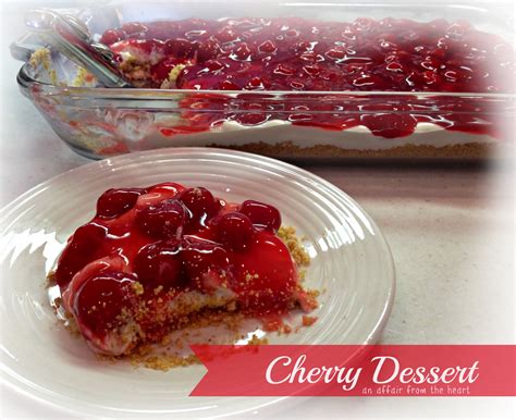 Cherry Dessert Graham Cracker Crust