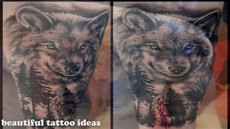 wow wolf tattoos  men  youtube