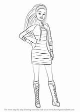 Barbie Dreamhouse Life Summer Draw Drawing Step Tutorials Drawingtutorials101 Cartoon Tutorial sketch template