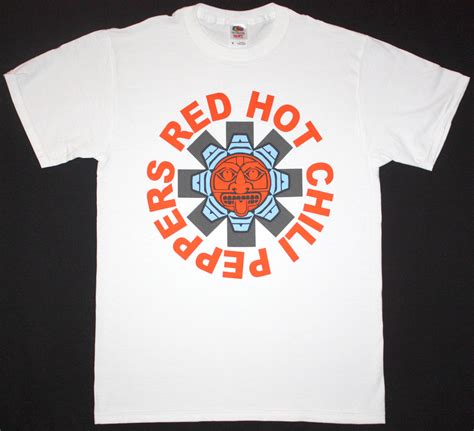Red Hot Chili Peppers Indian Logo Alternative Band Flea S Xxl New White