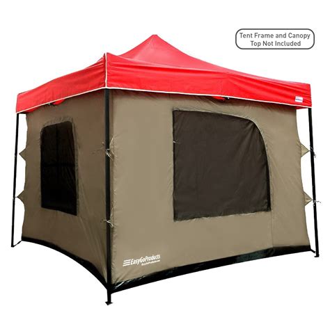 solid wall camping tent attaches    easy  pop  canopy tent walmartcom
