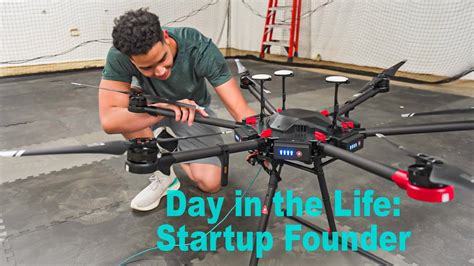 autonomous drone delivery  day   life   startup founder youtube