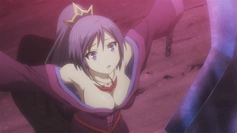 purple haired maiden from the upcoming seisen cerberus
