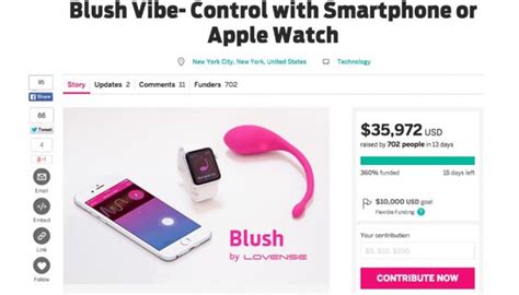 the first apple watch sex toy is out and it sold out