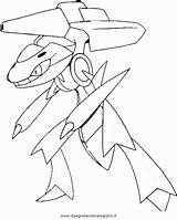 Coloring Pages Genesect Pokemon Legendary Arceus Popular Library Codes Insertion sketch template