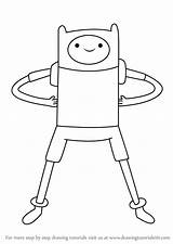 Finn Adventure Time Draw Human Drawing Easy Step Drawings Tutorials Cartoon Coloring Pages Network Drawingtutorials101 Characters Tv Cartoons Cute Learn sketch template