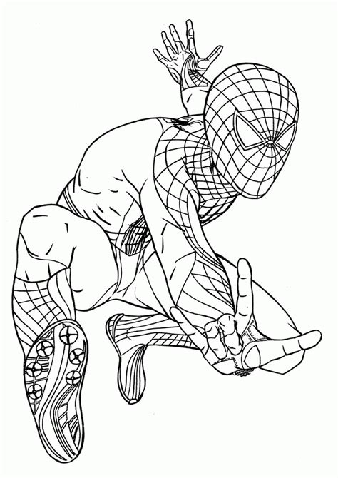 marvel  spectacular spider man coloring pages coloring home