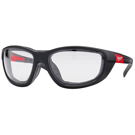 milwaukee tool performance safety glasses with clear fog free lenses