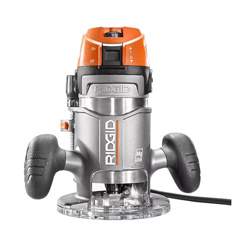 ridgid  amp  hp   corded fixed base router  home depot canada