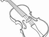 Coloring Violin Getdrawings sketch template