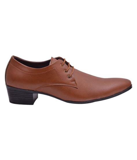 Bxxy Artificial Leather Tan Formal Shoes Price In India Buy Bxxy