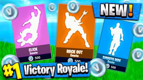 new 3 secret emotes “rock out” and “click” hidden dance moves in fortnite youtube