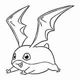 Digimon Coloring Pages Patamon Agumon Lovely sketch template