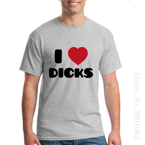 Mens T Shirts I Love Dicks Vintage Men S Tops Clothes Short Sleeve
