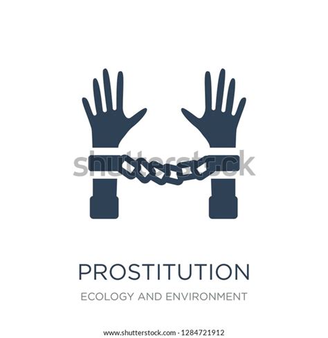 Prostitution Icon Vector On White Background Stock Vector Royalty Free