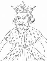 Coloring Pages King Alfred Great Colouring Drawing British Kings People Printable Kids Hellokids Henry Visit Choose Board sketch template