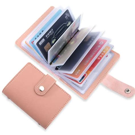 womens  cards slim pu leather id credit card function  card card