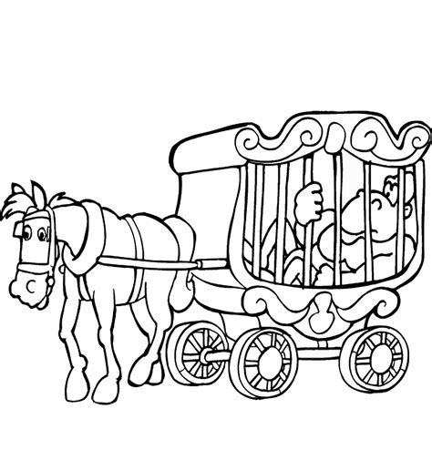 circus train pages coloring pages