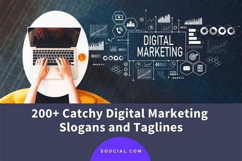 catchy digital marketing slogans  taglines soocial