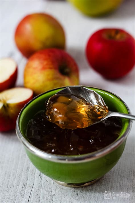 apple jelly recipes  easy