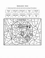 4th Multiplication Magique Quotients Colors Puzzles Solve Kittybabylove Divi 3s sketch template