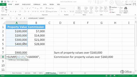 excel sumif function  examples easy steps opencase