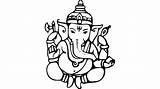 Ganesh Ganesha Drawing Sketch Easy Ji Line Simple Lord Clipart Drawings Beautiful Ganpati Draw Sketches Getdrawings Bal Paintingvalley Size Clipground sketch template
