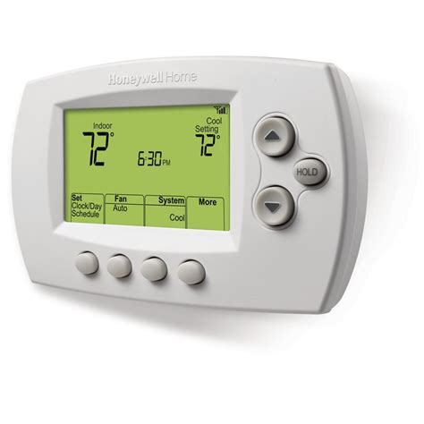 honeywell home horizontal  programmable thermostat  digital backlit display rth