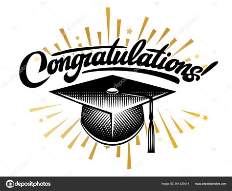 graduation vector class congrats grad congratulations graduate stock