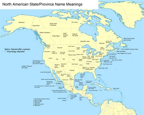 etymologies  north american statesprovinces mapporn