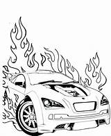 Coloring Pages Fast Car Furious Getdrawings sketch template