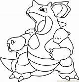 Nidoqueen Coloringpages101 Pokémon sketch template
