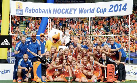 Netherlands Women Field Hockey World Cup Champions 2014