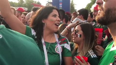 Mexican Fans Celebrate World Cup Victory Over Germany