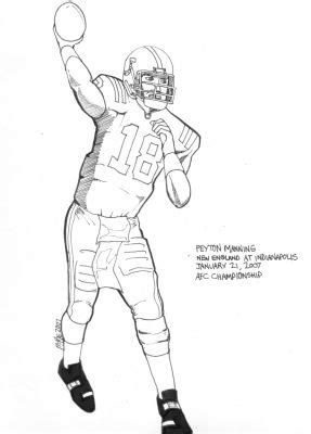 peyton manning coloring pages zsksydny coloring pages