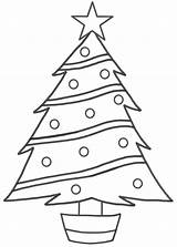 Tree Christmas Coloring Drawing Outline Kids Easy Simple Pages Printable Trees Sheet Sheets Draw Inspirationseek Drawings Nice Color Xmas Colour sketch template