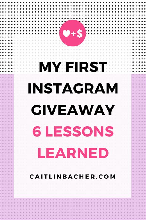 instagram giveaway  lessons learned caitlinbachercom