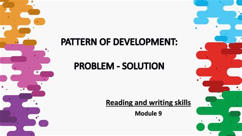 solution study material problem solution pattern  development