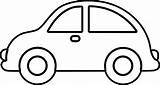 Car Simple Coloring Pages Colouring Printable Color Getcolorings Print sketch template