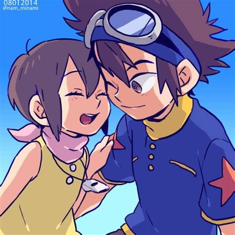 Tai And Kari Kamiya Digimon Adventure Anime Digimon