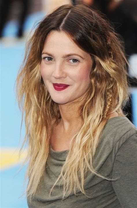 drew barrymore dabbles with ombré locks her hair ombre hair ombre