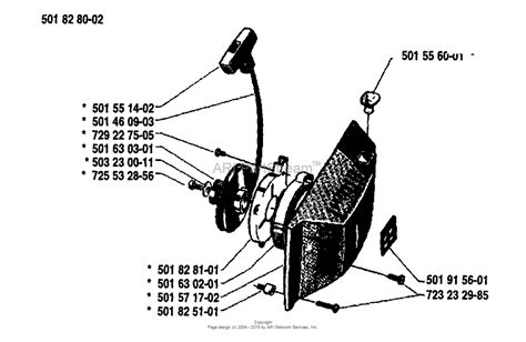 Husqvarna 44 1985 05 Parts Diagram For Starter Assembly