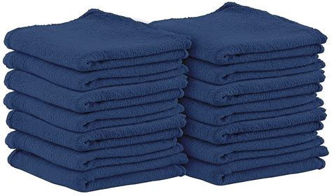 cotton shop towels rags    blue