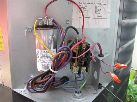 diagram split ac outdoor contactor wiring diagram mydiagramonline