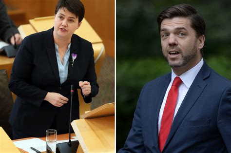 scottish tory leader ruth davidson accused of distancing herself from