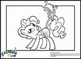 Coloring Pages Pie Pinkie Pony Little Gummy Print sketch template